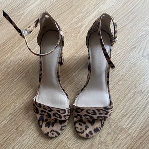 Cheetah print high heels